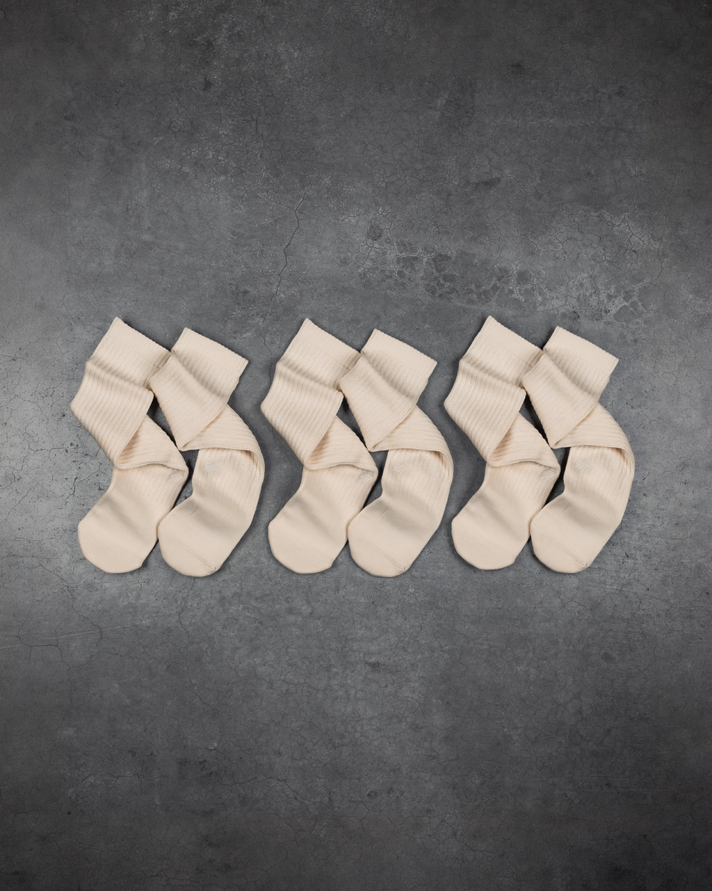 3-Pack Vintage Slouch Socks - Off White