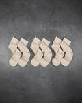 3-Pack Vintage Slouch Socks - Off White