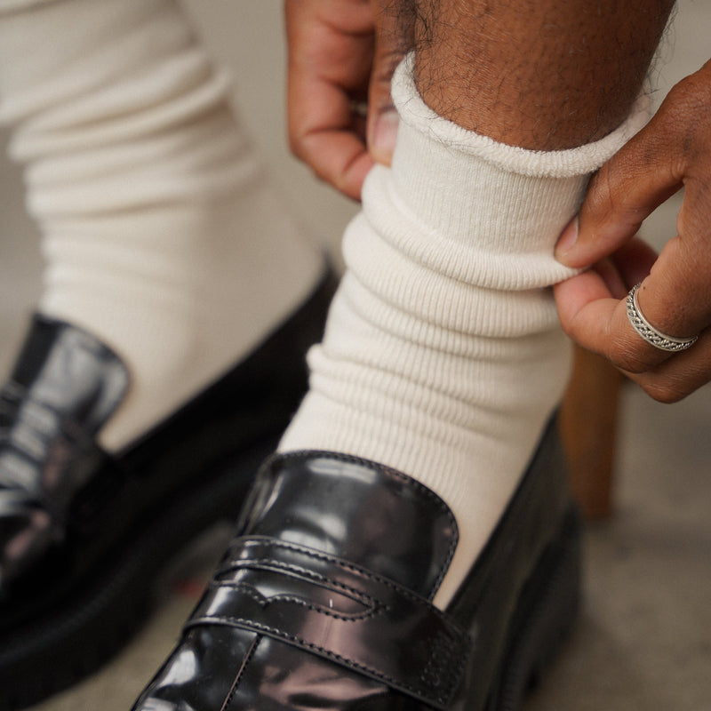 3-Pack Premium FM Socks - White