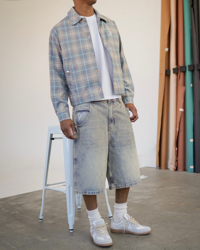 Denim Shorts - Light Stone Wash