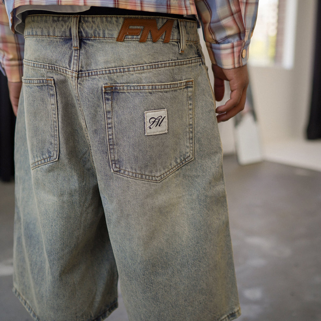 Denim Shorts - Light Stone Wash