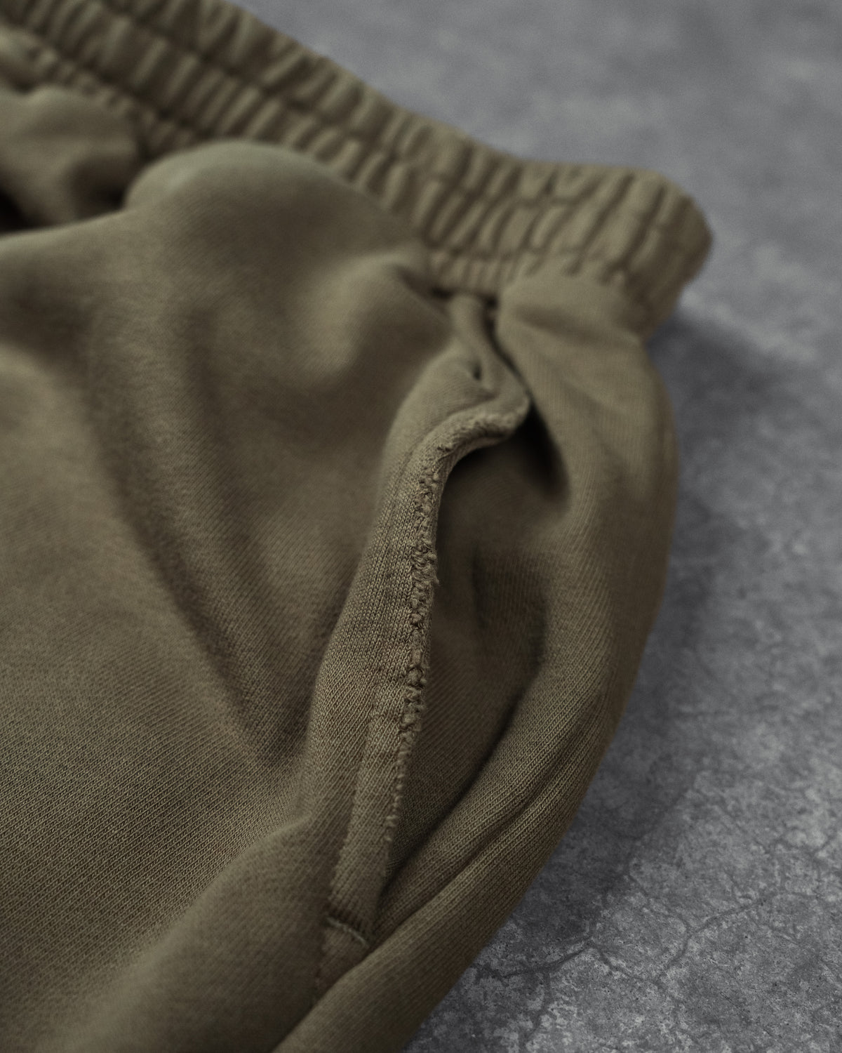 3/4 Lounge Shorts - Light Olive