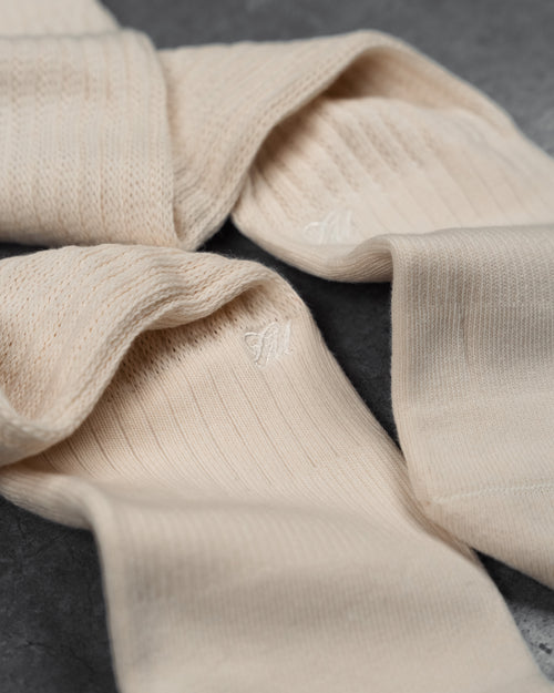 3-Pack Vintage Slouch Socks - Off White