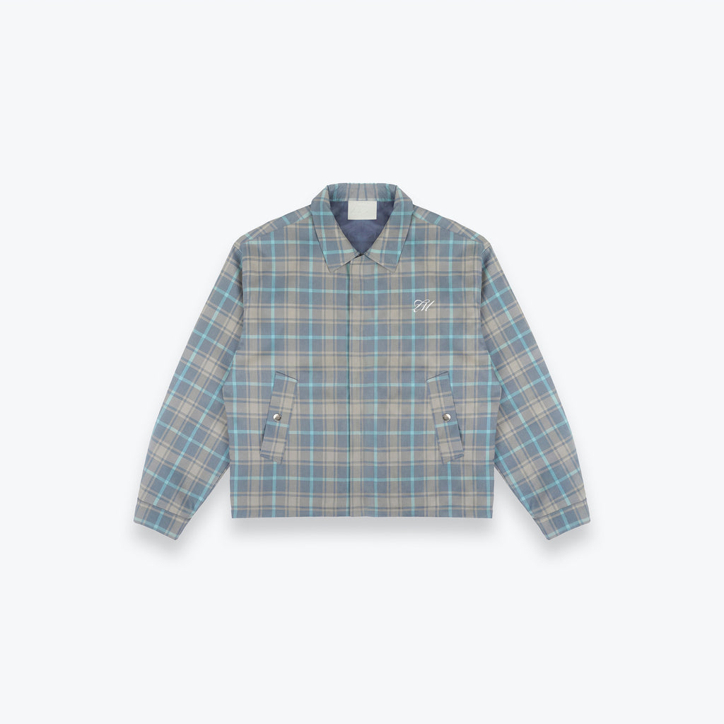 Plaid Overshirt - Summer Blue