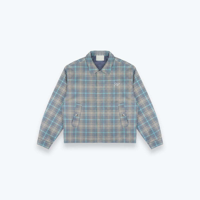 Plaid Overshirt - Summer Blue
