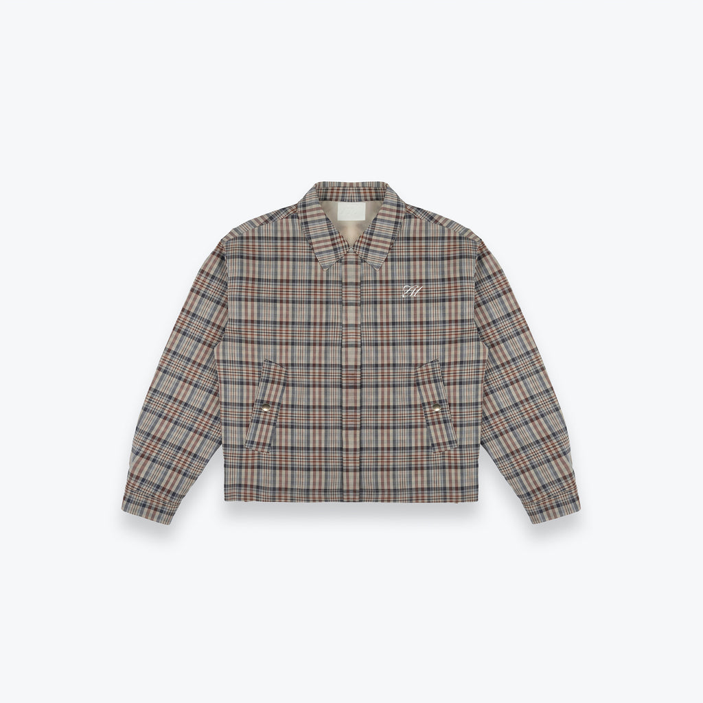 Plaid Overshirt - Cream