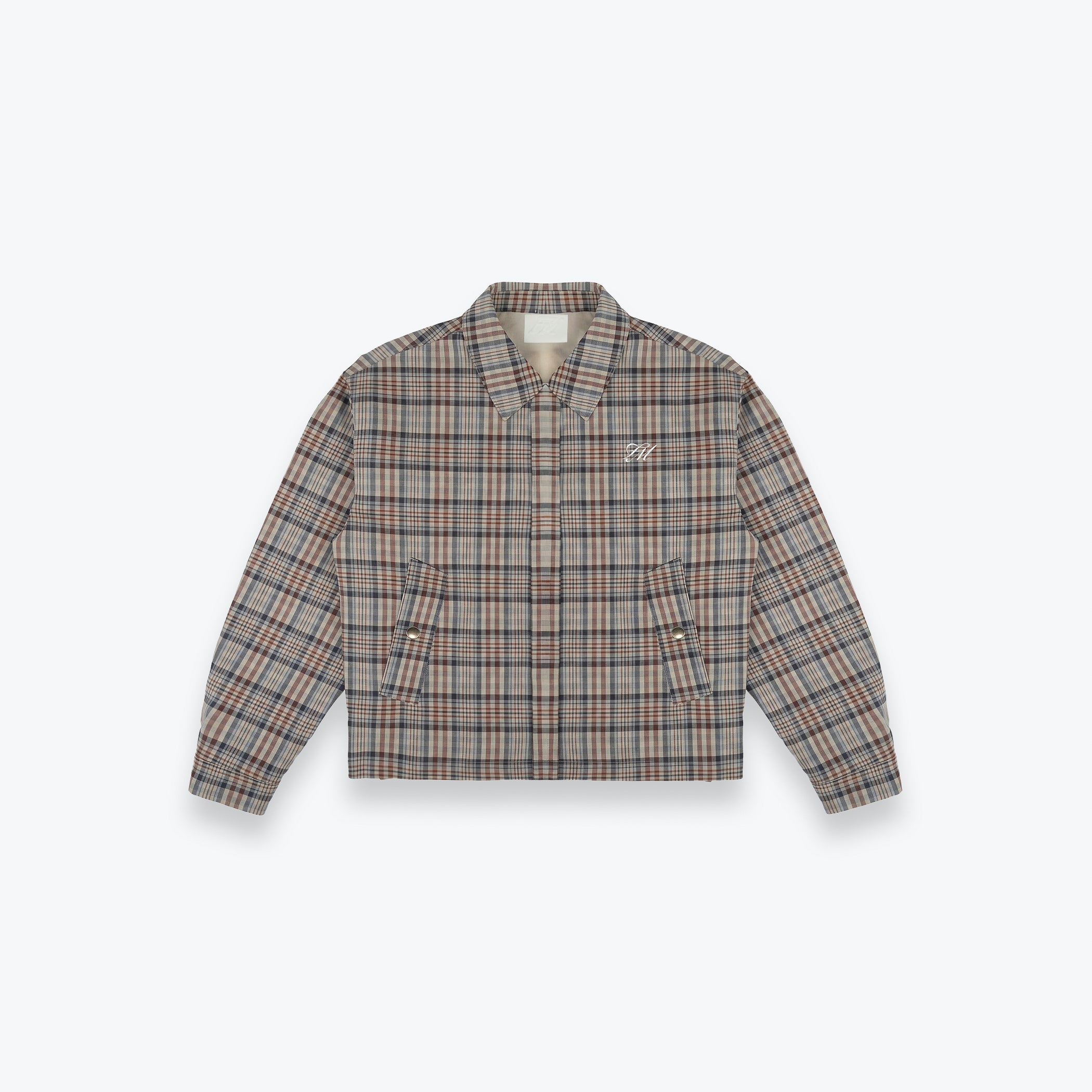 Plaid Overshirt - Cream
