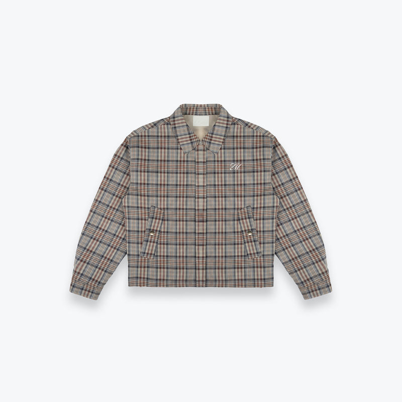 Plaid Overshirt - Cream