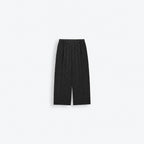 Baggy Striped Trousers - Black