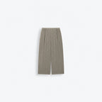 Baggy Striped Trousers - Tan