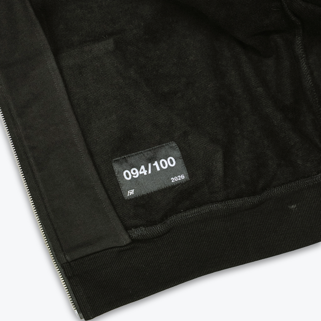 Mirror Fade Hoodie - Black