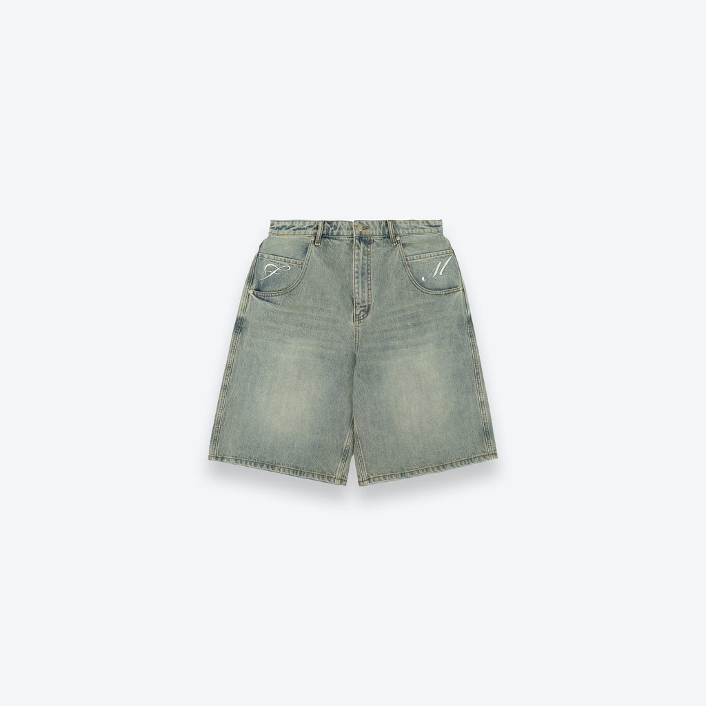 Denim Shorts - Light Stone Wash