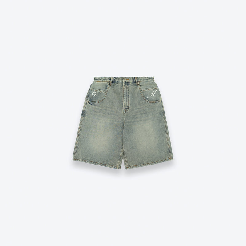 Denim Shorts - Light Stone Wash