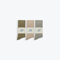 3-Pack Premium FM Socks - Olive/Tan/Grey