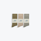 3-Pack Premium FM Socks - Olive/Tan/Grey