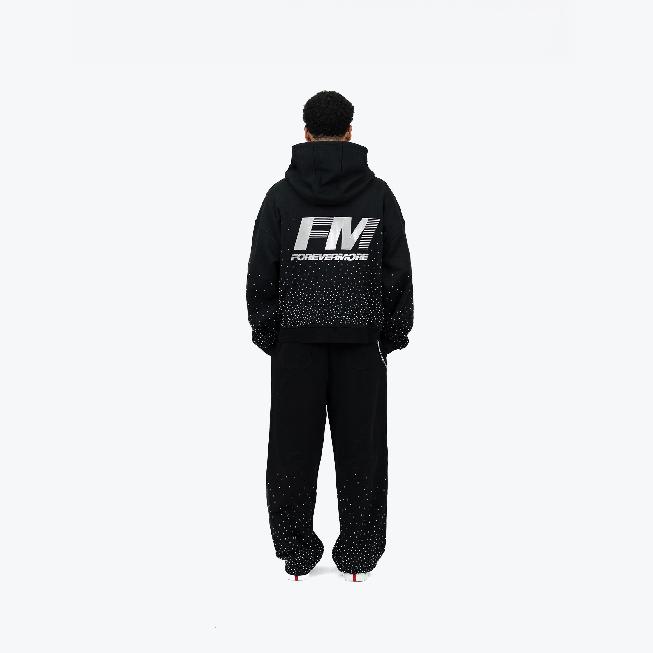 Mirror Fade Hoodie - Black