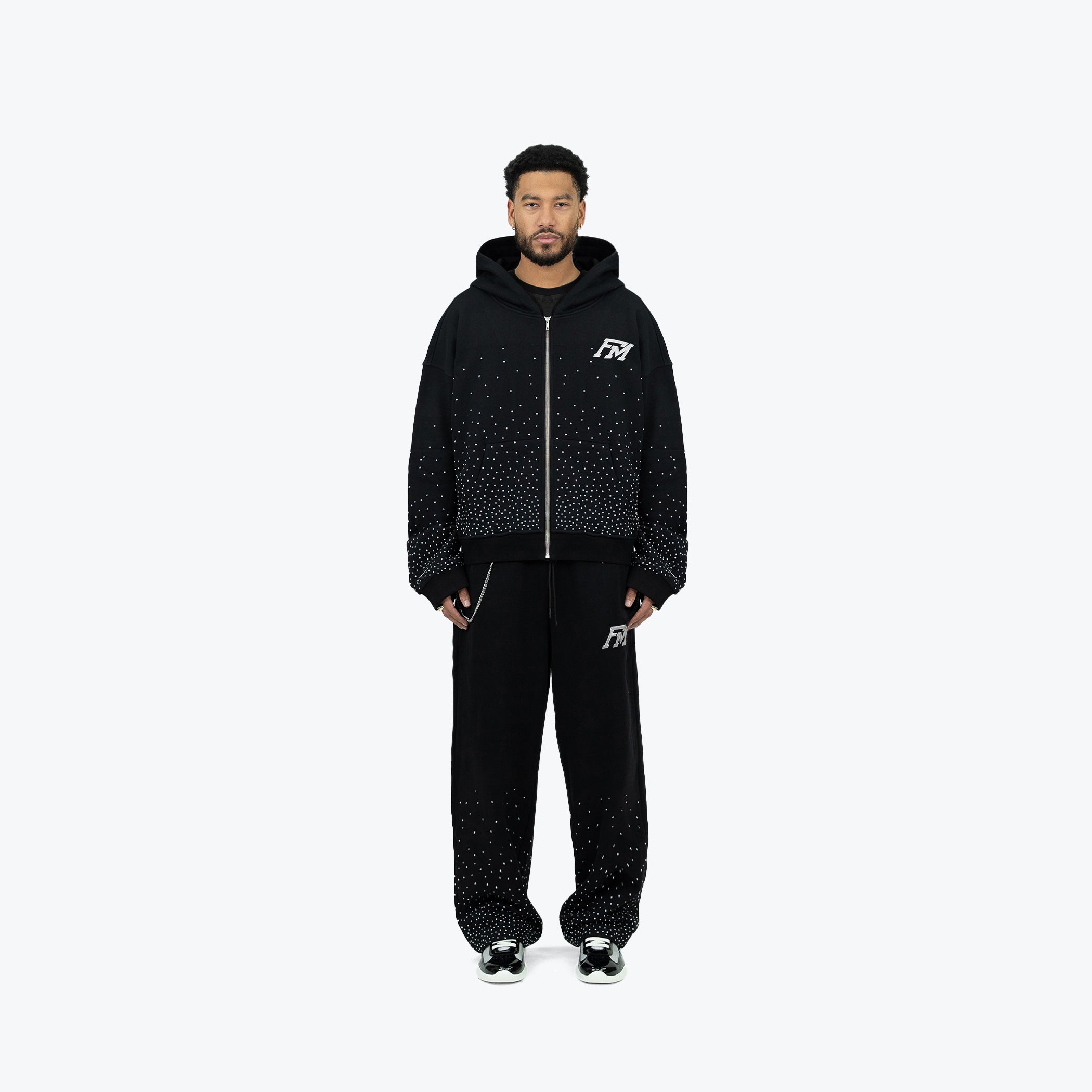 Mirror Fade Hoodie - Black