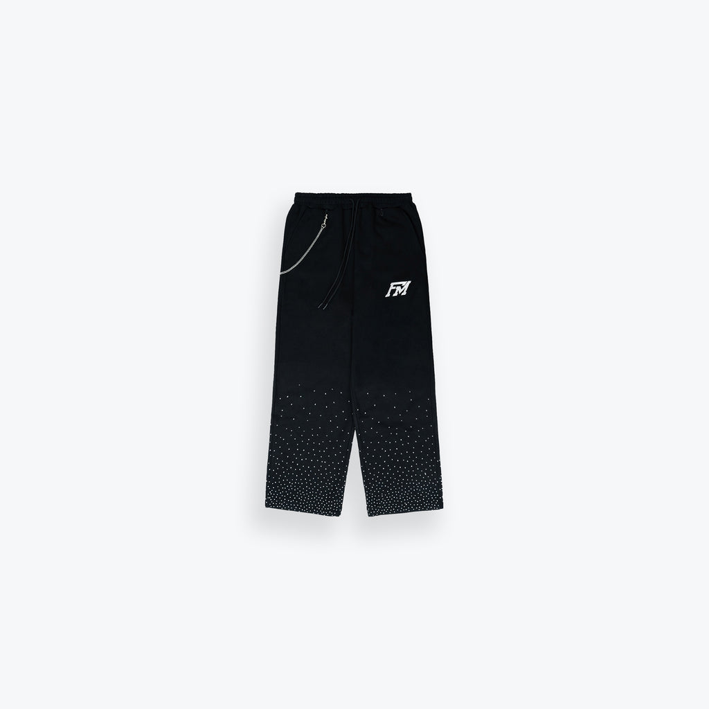 Mirror Fade Sweatpants - Black