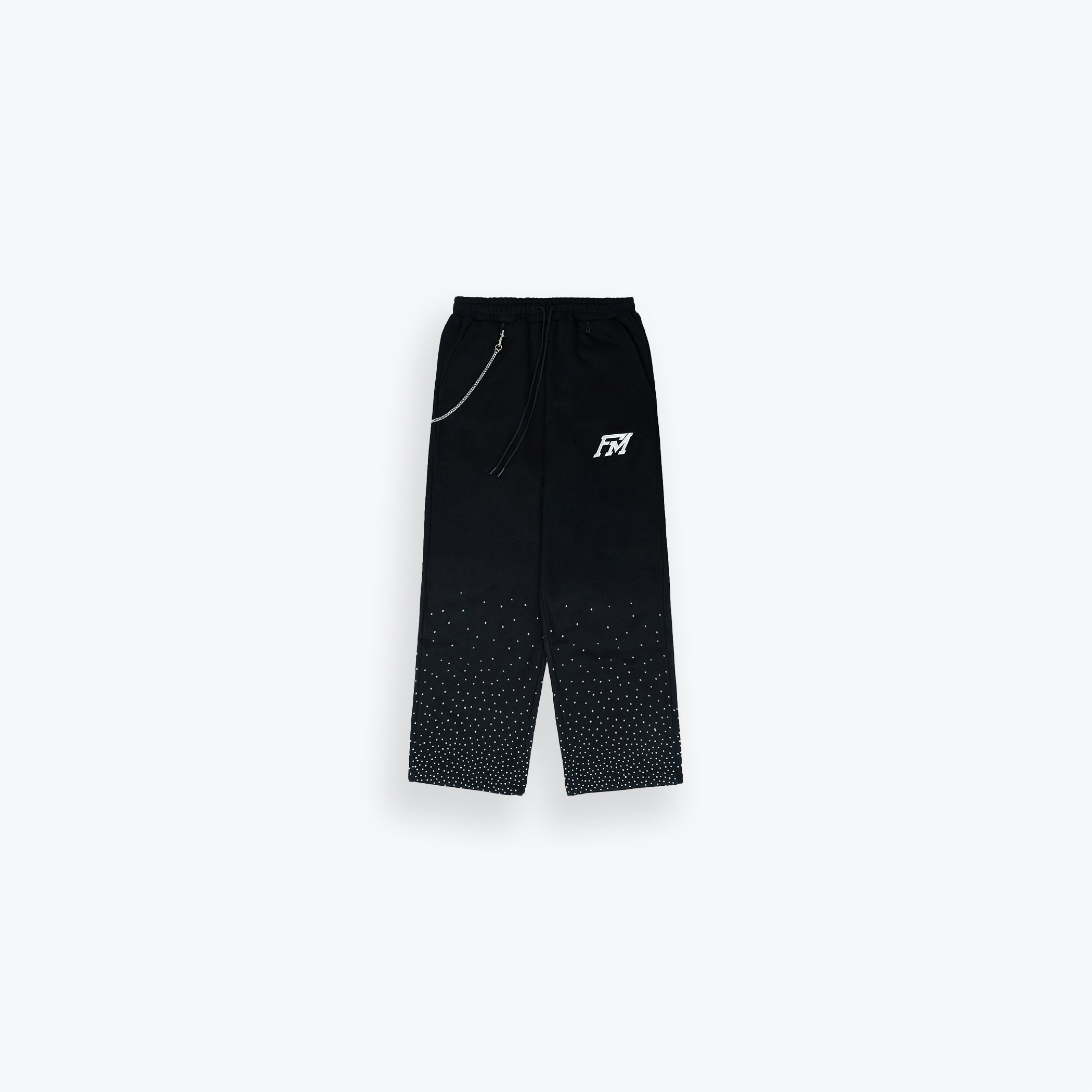 Mirror Fade Sweatpants - Black