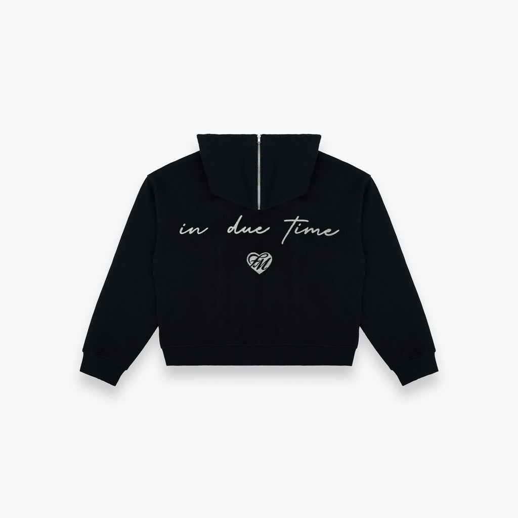 Signature FM Zip Hoodie - Classic Black