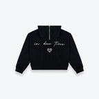 Signature FM Zip Hoodie - Classic Black