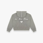 Signature FM Zip Hoodie - Slate Grey