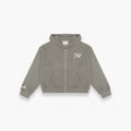 Signature FM Zip Hoodie - Slate Grey