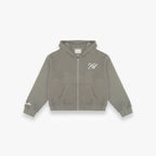 Signature FM Zip Hoodie - Slate Grey